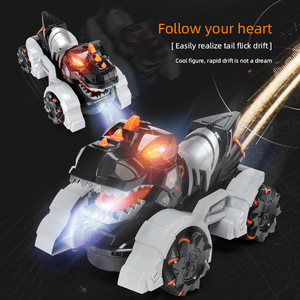 Neuerscheinung 2,4G Drift-Sprüh-Dinosaurier-Rennwagen mit Hoher Geschwindigkeit, Musik und Licht Ferngesteuertes Elektrisches Spielzeugauto für Kinder - Product Image 3