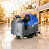 S1050 Autolaveuse autoportée électrique, équipement de nettoyage automatique à large largeur de travail pour centres commerciaux et parkings