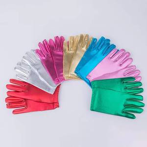 Gants courts pour enfants, accessoires de costume de scène, de fête, d'opéra, de danse, à doigts entiers, à la mode - Product Image 1