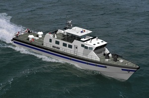 China 32 m Hochgeschwindigkeits-Patrouillenboot aus GFK, Glasfaser-Schnellboot für den Einsatz auf See zum Verkauf - Product Image 6