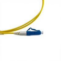 Kabel Patch Fiber Optik COMTON Duplex LC UPC ke LC APC Single Mode G.657A1 9um Kuning LSZH/PVC Bersertifikasi ROHS Panjang 1m