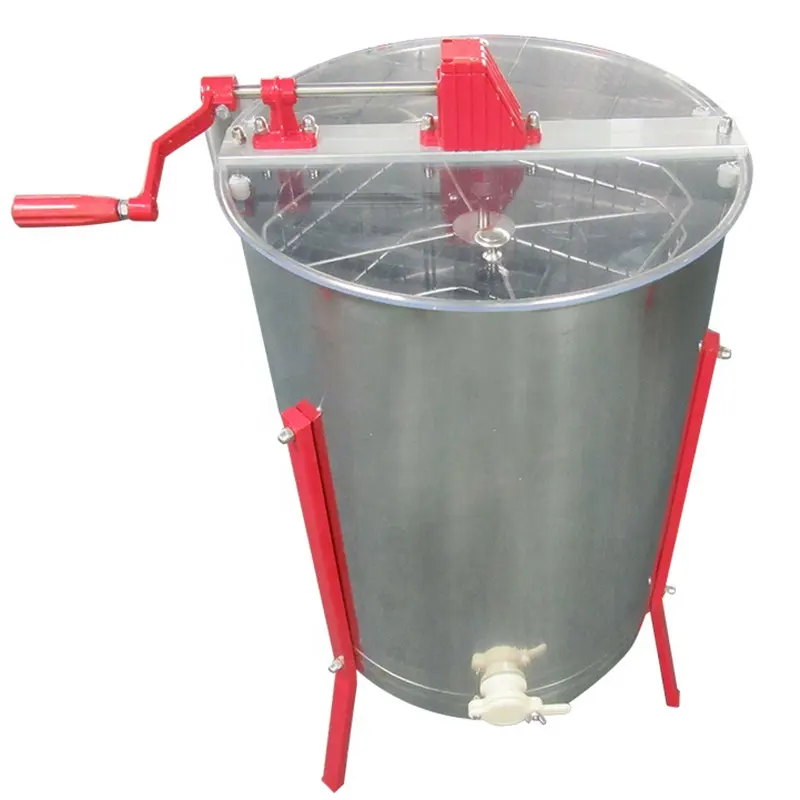 JIATAI wholesale 4 frame manual stainless steel honey extractor