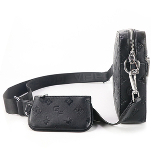 <span class=keywords><strong>Sacoche</strong></span> Messager en <span class=keywords><strong>Cuir</strong></span> de Haute Qualité pour Hommes, Sac Bandoulière Personnalisé avec Bouton Vintage et Lettre Décorative, Style National pour Robe d'Été - Product Image 3