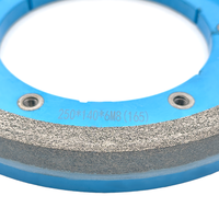 Disque de meulage à sec haute performance 250 mm de diamètre extérieur, 140 mm de diamètre intérieur, modèle OEM Jingu FM, disque abrasif pour équerrage