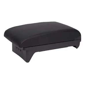 Caja de reposabrazos para consola central de coche, piezas interiores de cuero con USB para mitsubishi xpander 2018 2019 2020