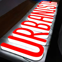DakeSign Factory OEM Lettres en acrylique 3D personnalisées rétroéclairées LED, étanches IP65, avec Bluetooth et WiFi, pour enseignes commerciales