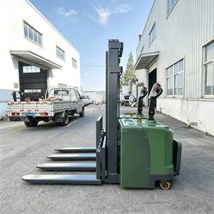 Gerbeur Électrique Facile à Utiliser 1000kg 1500kg CE Batterie Lithium Commande Pilote Prix Usine Entrepôt - Product Image 5