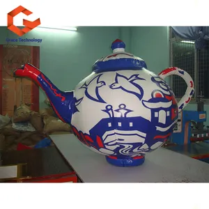 Рекламный надувной чайник модель гигантский надувной чайник воздушный шар для продвижения