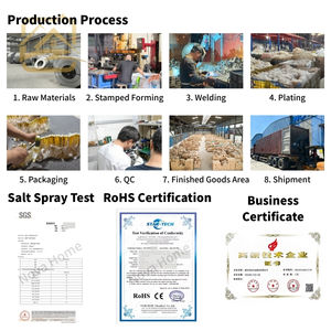 Factory Wholesale Multiple heights golden pipe leg metal <b>sofa</b> legs iron furniture leg easy installation for <b>sofa</b> <b>bed</b> and cabinet - Product Image 5