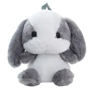 En çok satan yüksek kalite yumuşak bebek bunny sırt çantası peluş tavşan