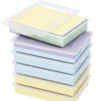 Boîtes de rangement multifonctionnelles en plastique Lifewit, lot de 6, transparentes, avec couvercles à fermeture, pour le bureau, la salle de classe, le rangement de documents, style moderne et rectangulaire