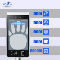 Dispositivo Biométrico de Control de Acceso HFSecurity RA08 con Pantalla Táctil de 8 Pulgadas, Reconocimiento Facial, Tarjeta y Escaneo QR, Android, para Control de Asistencia