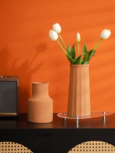 Squisiti vasi in Terracotta: arte ceramica su misura per decorazioni per la casa in stile rustico, vasi di gemme e barattoli di fiori da tavolo - Product Image 3