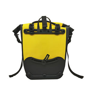 Hot New Waterproof Adjustable Strap Universal Fit Mountain <strong>Bike</strong> Road Double Pannier Rear <strong>Bag</strong> Bicycle <strong>Saddle</strong> Rack Travel <strong>Bags</strong> - Product Image 4
