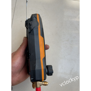 Testo 550s Digital Manifold Refrigerant Meter W/ Wired Clamp <b>Temperature</b> Probes Used - Product Image 2