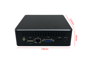 Elsky N67 đơn vị hệ thống máy tính Celeron 3855u 3965u và lõi i3 i5 i7 1lan 2usb3.0 mSATA/M.2 SSD để chơi game/Kinh doanh/hộ gia đình - Product Image 2