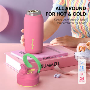 Bouteille d'eau urbaine Hong Ling : 22 oz, avec paille amovible, personnalisez votre look é<span class=keywords><strong>l</strong></span>égant, et est 100 % sans BPA pour votre sécurité - Product Image 6