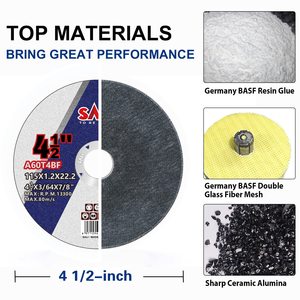 Sali OEM biểu tượng tùy chỉnh bán buôn công cụ mài mòn bánh xe các nhà sản xuất 4 1/2 kim loại đĩa cắt - Product Image 3