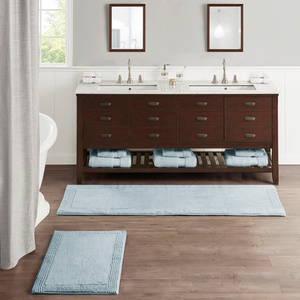 DB 100% Alfombra de baño reversible con mechones de algodón 3000 GSM Diseño de doble cara para la máxima comodidad y durabilidad - Product Image 5