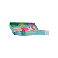 Nouvelle boîte en fer blanc de style moderne, rectangulaire argentée, pour cadeaux et bonbons, avec couvercle à charnière, petite boîte métallique