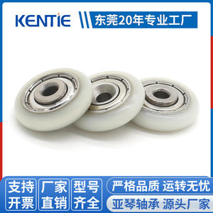 Factory Direct Stainless Steel Bearings and Engineering Nylon-Coated Pulleys 4*21*5mm PVC <b>Window</b> & <b>Door</b> <b>Rollers</b> Wholesale - Product Image 2