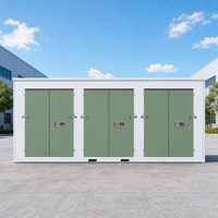 Conteneur de rangement extérieur étanche pour outils, matériaux, équipements et stockage d'inventaire
