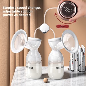 Dora Bela <span class=keywords><strong>Tire</strong></span>-<span class=keywords><strong>lait</strong></span> <span class=keywords><strong>Électrique</strong></span> Bilatéral 3-en-1 avec Massage et Extraction de <span class=keywords><strong>Lait</strong></span> en Gel de Silice 6009 - Product Image 4