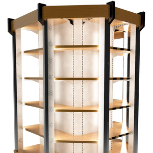 Porte-vin de grande capacité, design moderne avec bande lumineuse, personnalisable - Product Image 1