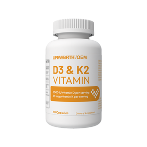 Lifeforn kapsul Vitamin D3 K2 dengan VIT B6 Zinc Magnesium mendukung energi unggul kekebalan tubuh - Product Image 1