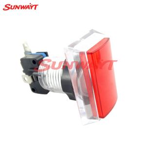 51*341mm Rectangular Arcade Button with Switch and LED <b>Light</b> for Arcade Coin-Operated Games - Product Image 6