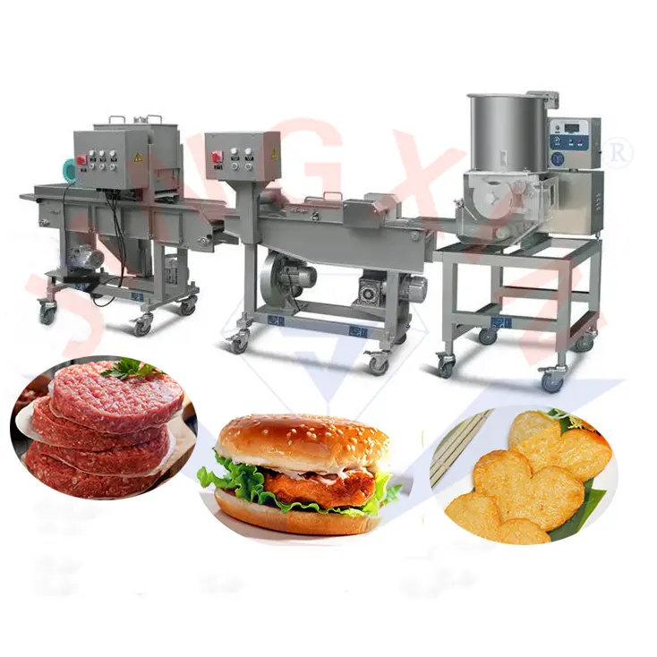 자동 쇠고기 버거 햄버거 패티 성형 기계