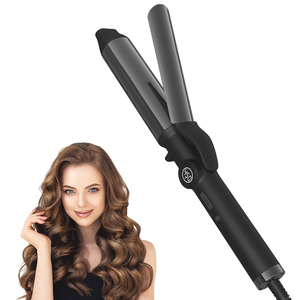 Fer à boucler professionnel Ulelay avec revêtement céramique, chauffe rapide, <span class=keywords><strong>pour</strong></span> des boucles lisses et brillantes, <span class=keywords><strong>plancha</strong></span> rizadora de salon - Product Image 1