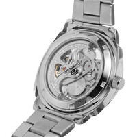 Montre mécanique homme FORSINING 8157 Or antique, élégante, en acier inoxydable, mouvement automatique Alpha, montre-bracelet minimaliste
