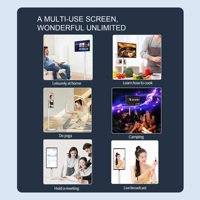 Vente en gros de TV intelligente 22 pouces avec définition LED HD Armoire blanche et écran tactile-Appareil de divertissement familial