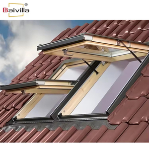 Baivilla Tự Động Đôi Tráng Men Trần Lợp Skylight Điện Mở Truy Cập Hatch Cửa Sổ Mái Với Điều Khiển Từ Xa - Product Image 4