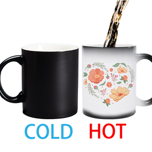 Tazas Personalizadas con Logotipo que Cambian de Color, 12 Piezas, 11 oz, Negras, para Sublimación, <span class=keywords><strong>Taza</strong></span> Mágica de Cerámica que Cambia de Color para Café - Product Image 4