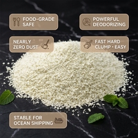 Litière pour chat 100% végétale à base de manioc, faible MOQ, étiquette personnalisée, litière naturelle pour chat à base de tapioca pour les chaînes de supermarchés