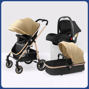 Chariot bébé tout-terrain multifonction 3-en-1 portable avec <span class=keywords><strong>nacelle</strong></span>, vente en gros usine JXB - Product Image 2
