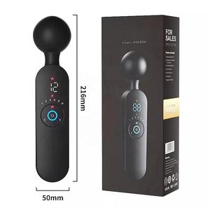 Usb Oplaadbare Persoonlijke Wand Massager Elektrische Siliconen <span class=keywords><strong>Vibrator</strong></span> <span class=keywords><strong>Handheld</strong></span> Full Body Seksspeeltje - Product Image 1