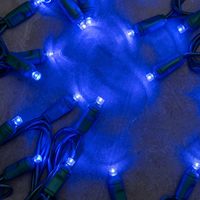 Mini 5MM LED Weihnachts lichterketten mit konkavem Design Weitwinkel IP65 für den Außenbereich mit US/Kanada-Steckern