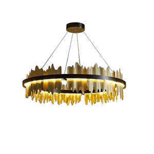 Luces <span class=keywords><strong>colgantes</strong></span> LED simples y modernas <span class=keywords><strong>para</strong></span> dormitorio, comedor, bar, candelabro de gota de agua, lámpara de escalera - Product Image 6
