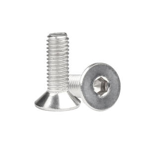 Vis à tête plate hexagonale à empreinte hexagonale en acier inoxydable DIN7991 - Product Image 1
