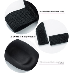 Maschera per Occhi 3D <span class=keywords><strong>LINA</strong></span> Aggiornata con Cinturino, 100% Poliestere, Allevia la Fatica per Uso Esterno e Pausa Pranzo - Product Image 4