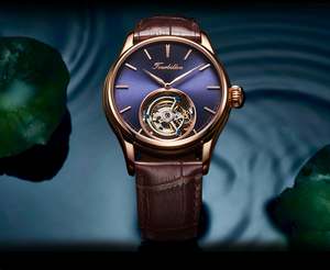 Top Brand RM Style Luxury Men's Tourbillon Mechanical Watch 5ATM Waterproof Stainless Steel Leather Strap Wristwatch - Product Image 6