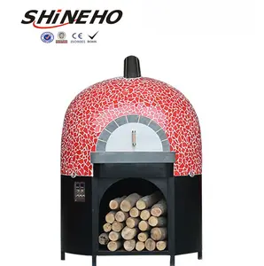 Horno tunel para pizza forno por pizza da esterno de la pizzería de gas