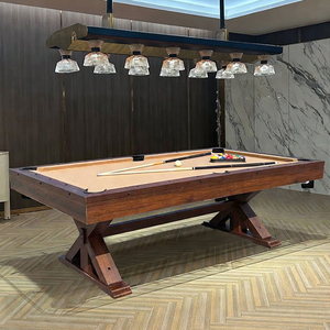 โต๊ะพูลไม้หรูหราขนาด 7 ฟุต ยี่ห้อ S.Q.F แบบปรับแต่งได้ พร้อมลูกบิลเลียด ไม้คิว และอุปกรณ์เกมอื่นๆ สำหรับเล่นสนุกเกอร์ บิลเลียด ใช้ได้ทั้งที่บ้านและคลับ - Product Image 5
