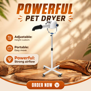Secador de Pelo para Mascotas Shernbao <span class=keywords><strong>PSD</strong></span>-920P de Alta Velocidad, Bajo Ruido, Seguro, de Acero Inoxidable Aniónico, para el Cuidado Diario del Pelo de Perros - Product Image 1