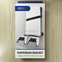 Kit de montage mural vertical en métal stable pour ménage support de support pour PS5 Slim Pro contrôleur de jeu Console accessoire de jeu