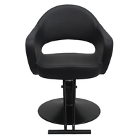 Kursi Barber Vintage Hitam Perlengkapan Salon Furnitur Pabrik Z untuk Penata Rambut