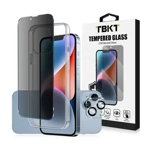 Anti <span class=keywords><strong>Spy</strong></span> Privacy Displays chutz folie für iPhone 14 13 12 11 Pro Max Handy hülle Anti-Peeping-Kameras chutz aus gehärtetem Glas - Product Image 1